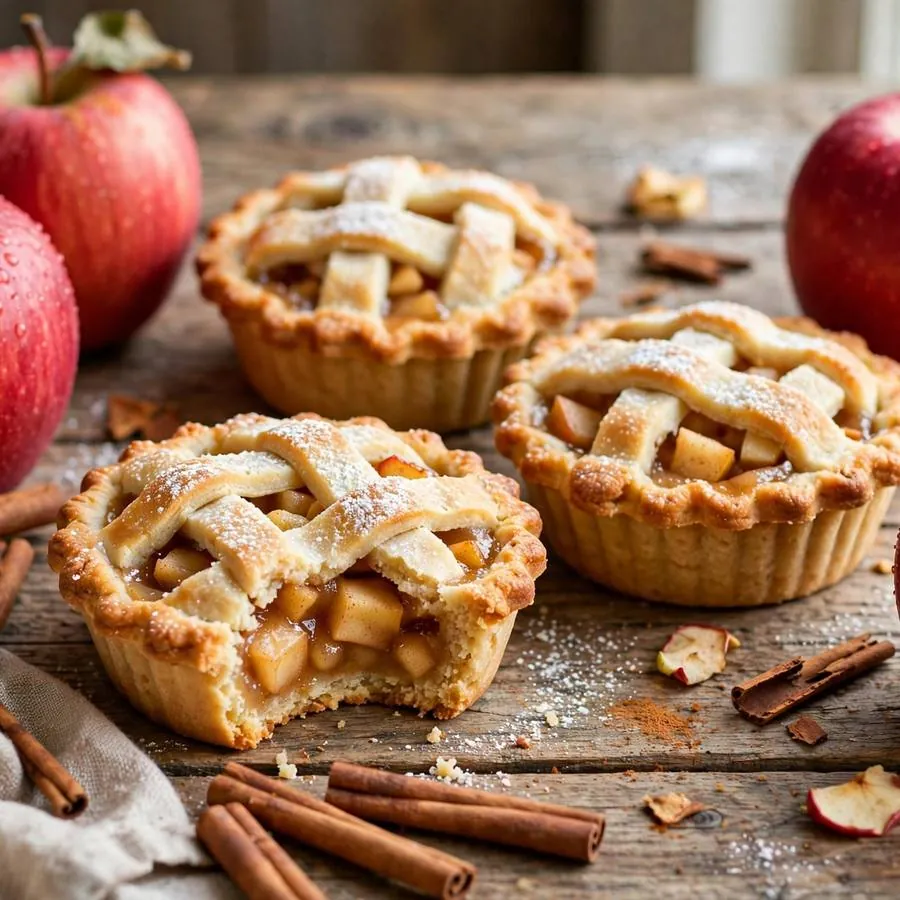 Apple Pie Crumbl Cookie with fresh apples and cinnamon sticks Apple Pie Crumbl Cookie with fresh apples and cinnamon sticks