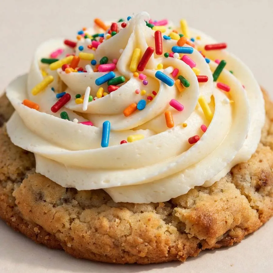 Birthday Cake Crumbl Cookie