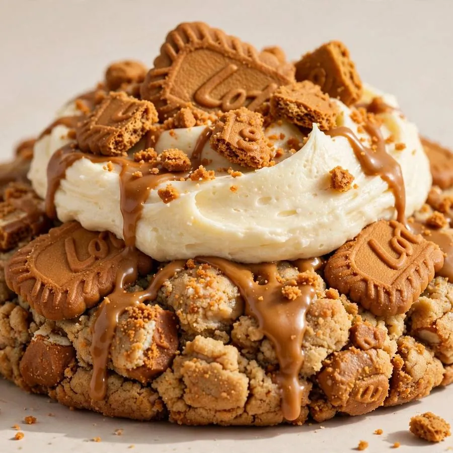 Biscoff Crumbl Cheesecake Crumbl Cookie