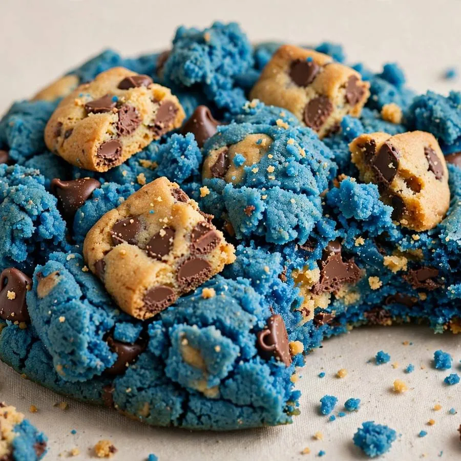 Blue Monster Crumbl Cookie Ft Chips Ahoy Crumbl Cookie Blue Monster Crumbl Cookie Ft Chips Ahoy Crumbl Cookie
