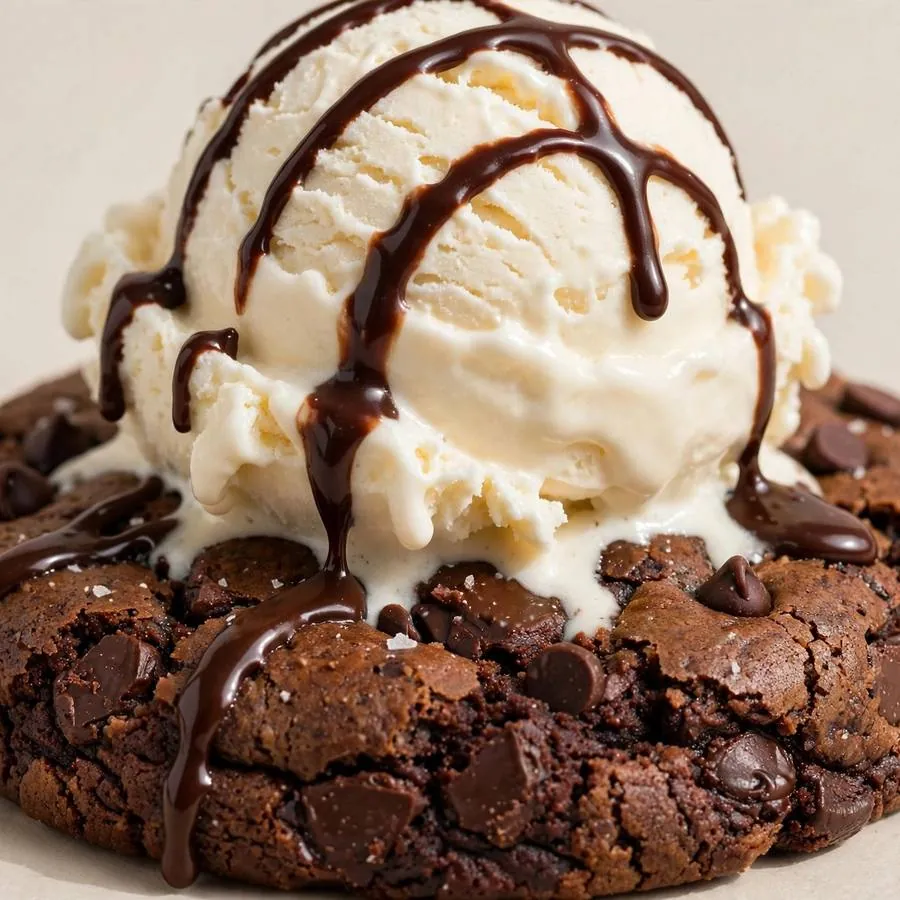 Brownie Sundae Crumbl Cookie