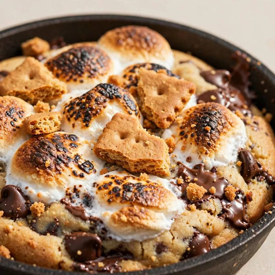 Campfire Skillet Crumbl Cookie