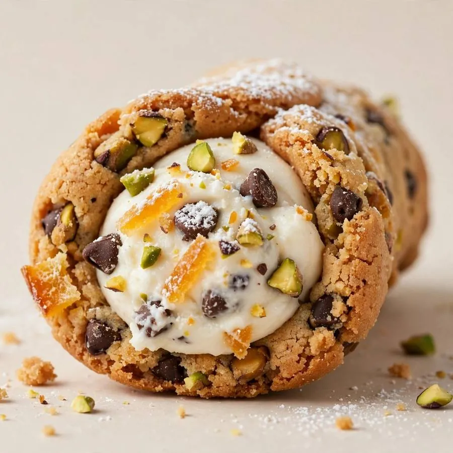 Cannoli Crumbl Cookie
