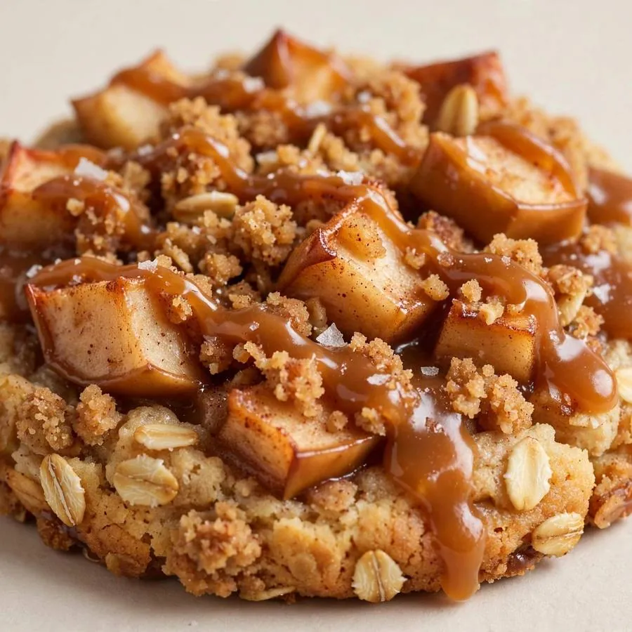 Caramel Apple Crisp Crumbl Cookie Caramel Apple Crisp Crumbl Cookie