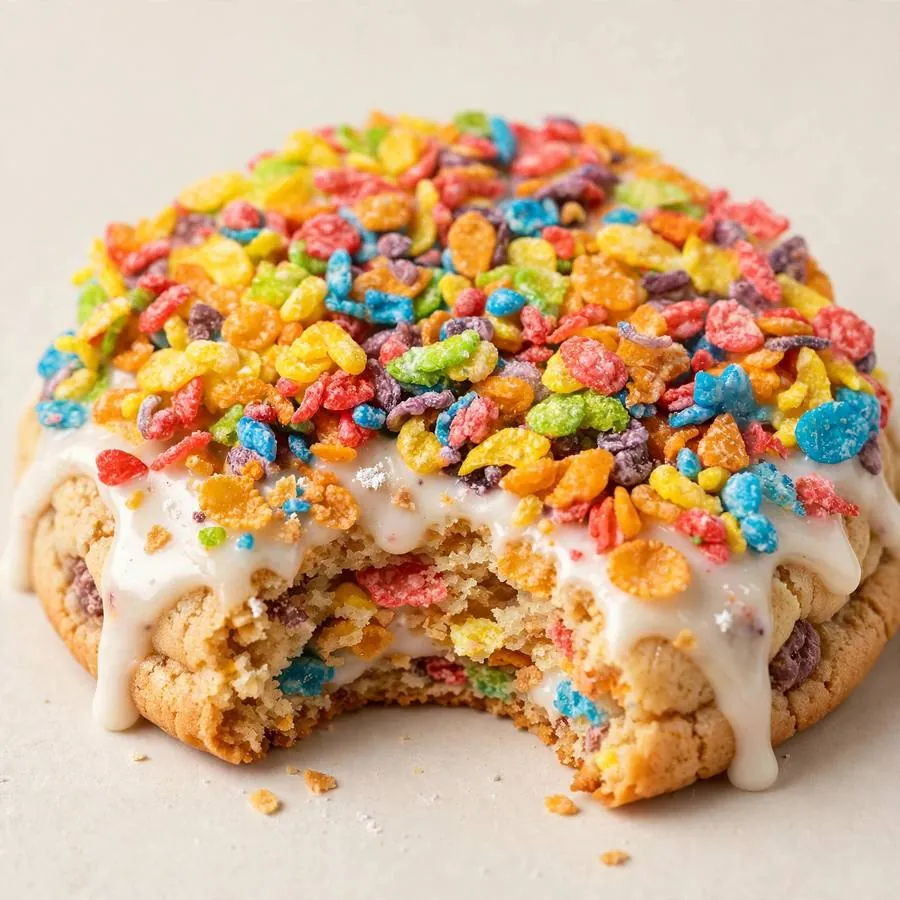 Cereal Milk Crumbl Cookie