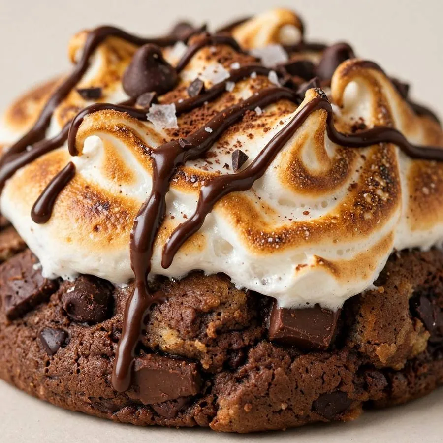 Chocolate Mallow Cupcake Crumbl Cookie