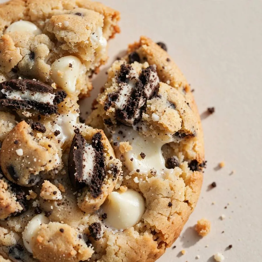Cookies Cream White Chip Crumbl Cookie