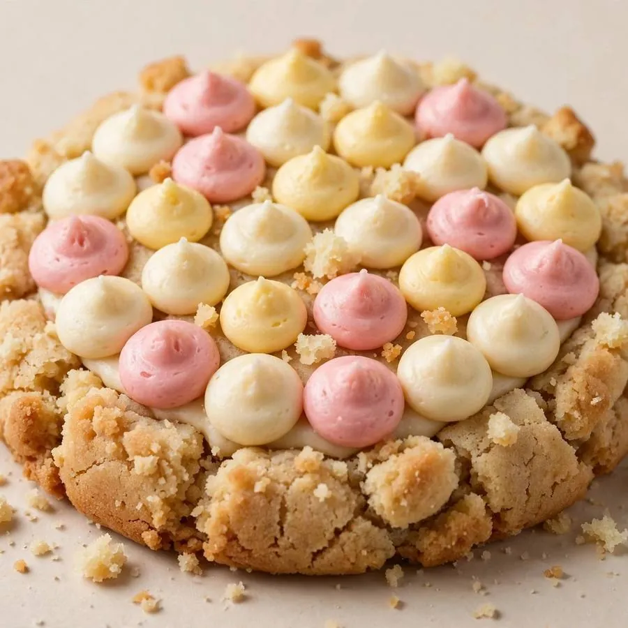 Dot Cake Crumbl Cookie