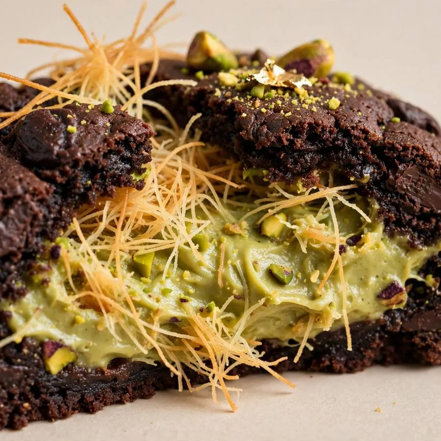 Dubai Style Chocolate Cheesecake Crumbl Cookie