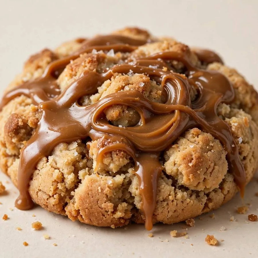 Dulce De Leche Crumbl Cookie