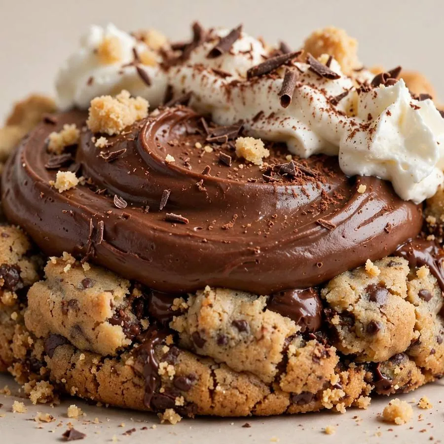French Silk Pie Crumbl Cookie
