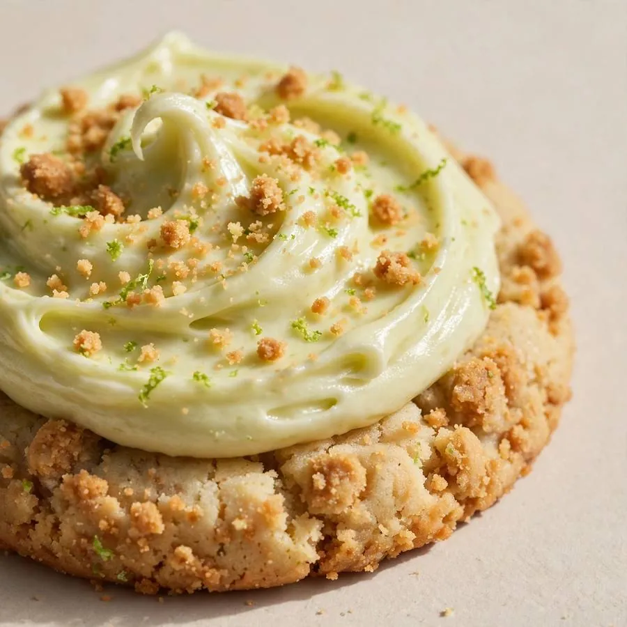 Key Lime Pie Crumbl Cookie