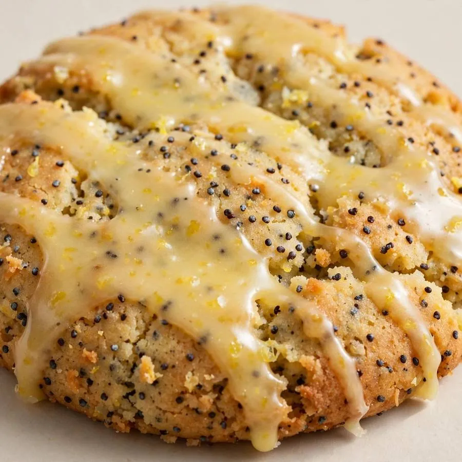Lemon Poppyseed Crumbl Cookie