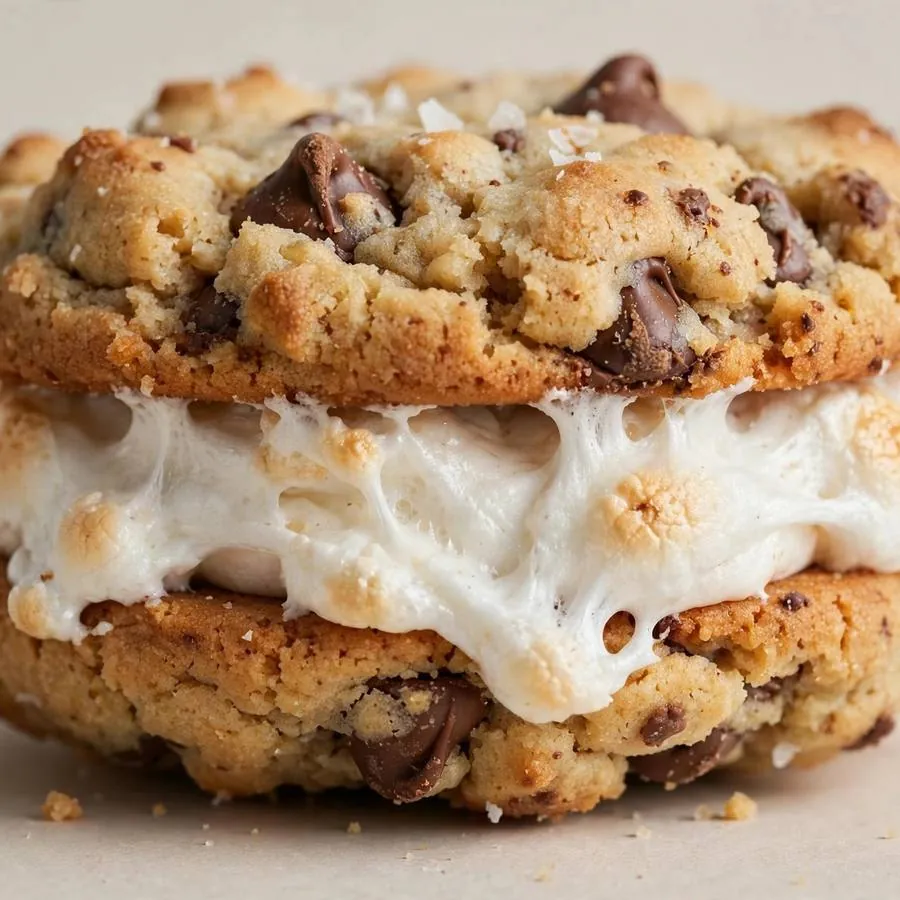Mallow Sandwich Crumbl Cookie