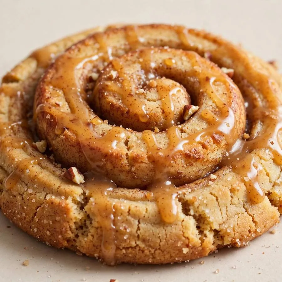 Maple Cinnamon Roll Crumbl Cookie