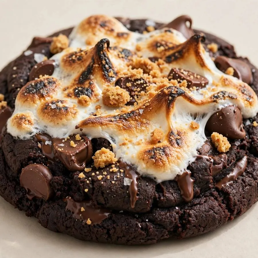 Midnight S'mores Crumbl Cookie