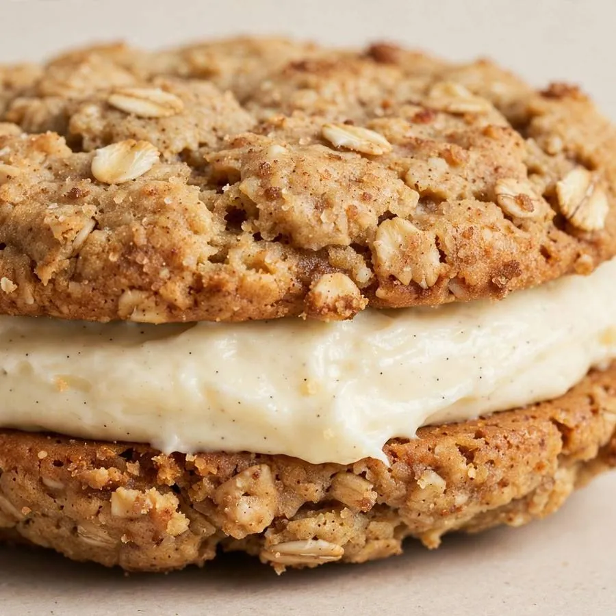 Oatmeal Creme Pie Crumbl Cookie