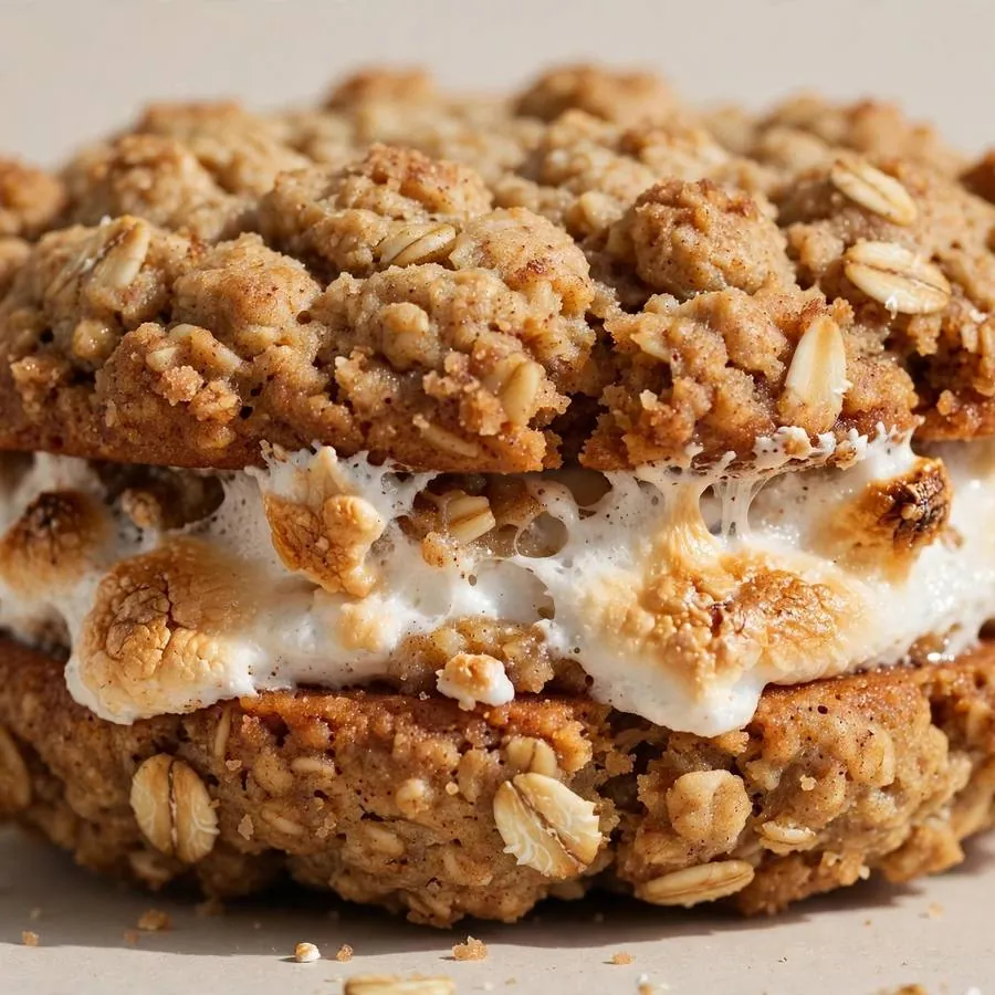 Oatmeal Mallow Sandwich Crumbl Cookie