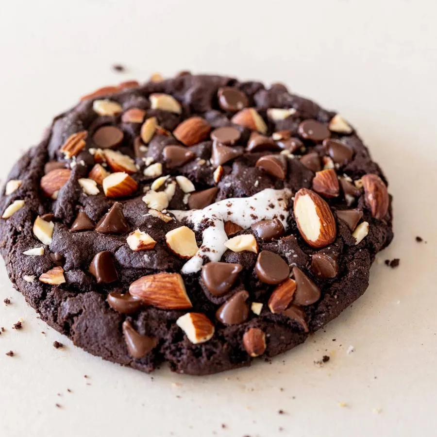 Rocky Road Crumbl Cookie