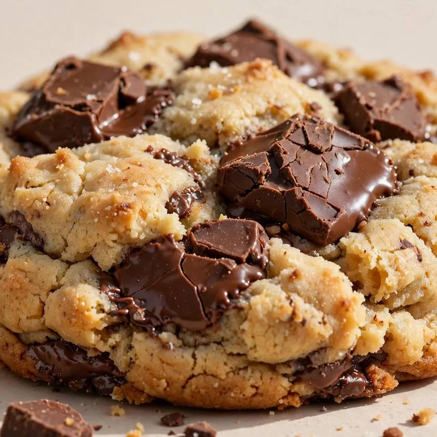 Semi Sweet Chocolate Chunk Crumbl Cookie Semi Sweet Chocolate Chunk Crumbl Cookie