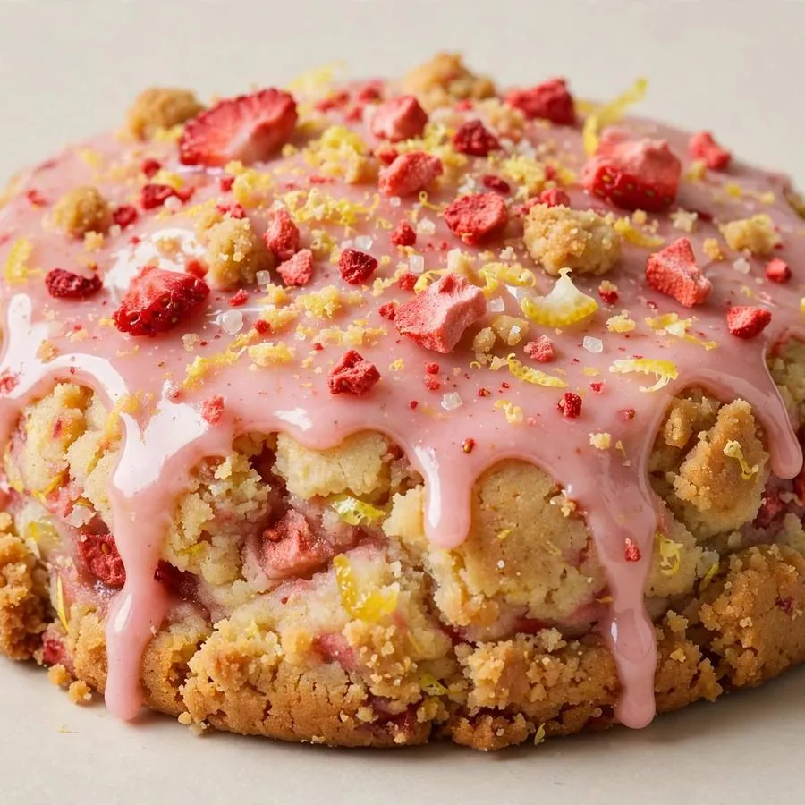 Strawberry Lemonade Crumbl Cookie Strawberry Lemonade Crumbl Cookie