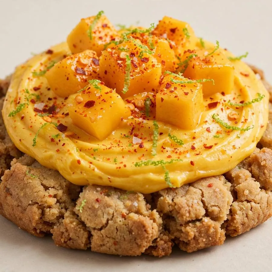 Tangy Mango Crumbl Cookie Ft Tajin Crumbl Cookie